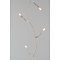 Chaîne lumineuse Kaemingk avec variateur 40 LED blanc chaud extérieur 3m transparent