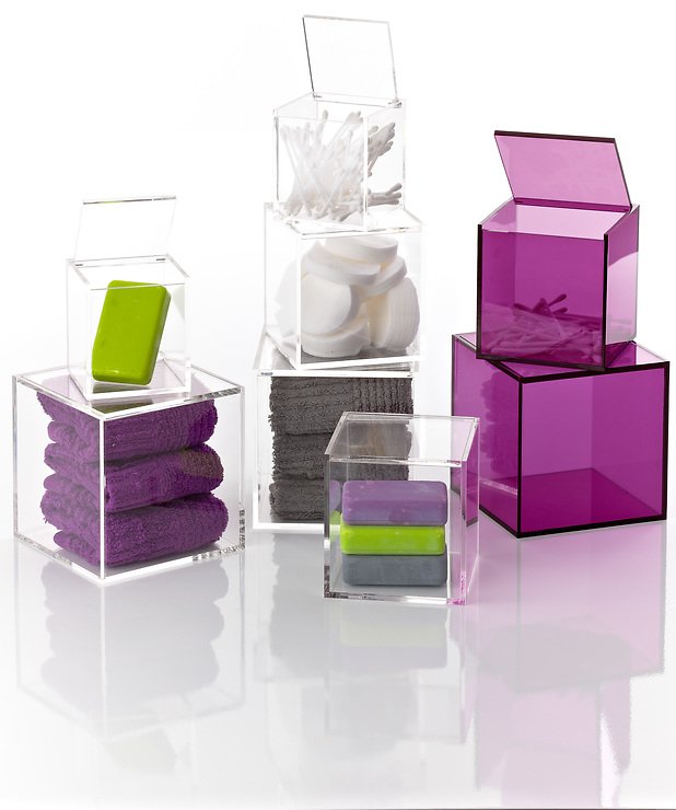 Zone Aufbewahrungsbox Confetti transparent/lila klein kaufen ... Zone Aufbewahrungsbox Confetti transparent/lila klein kaufen ...