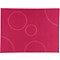 Zone place mat Confetti with circles raspberry 30 x 40cm