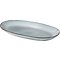 Broste Copenhagen Servierplatte oval Nordic Sea Steingut grau