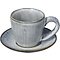 Broste Copenhagen Espresso cup Nordic Sea 50ml stoneware gray
