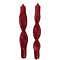 Broste Copenhagen Candle Twist 23 cm rosso