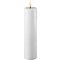 Deluxe Homeart LED candle real wax remote controlled 5x20 cm white