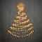 Luca Lighting LED Albero di Natale all'aperto 140 LED bianco caldo 150cm metallo nero