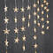 Luca Lighting LED-Lichtervorhang Stern LED 50 klassisch weiss 70 cm 