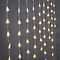 Luca Lighting Rideau lumineux Arbre de Noël LED 50 LED blanc classique avec minuterie