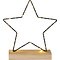 Luca Lighting LED decorative star battery operated 19cm metal black