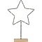 Luca Lighting LED decorative star battery operated 39cm metal black 