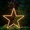Garden d'light neón jardín enchufe estrella 73cm negro 160 LED blanco cálido