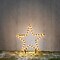 Luca Lighting LED spina star da giardino 86 LED bianco caldo 73 cm nero