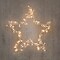 Luca Lighting Stern 120 LED klassisch weiß mit Timer 56,5 cm silber