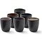 Bitz Espresso Cup Set 6 pezzi 10 ml nero