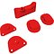 iFlight AOS V5 DJI O4 Air Unit Pro Set adaptateur impression 3D TPU rouge