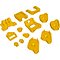 iFlight Chimera5 Pro V2 3D Print TPU Set Jaune