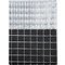 Galzone shower curtain polyester 2 x 1,5m check pattern black