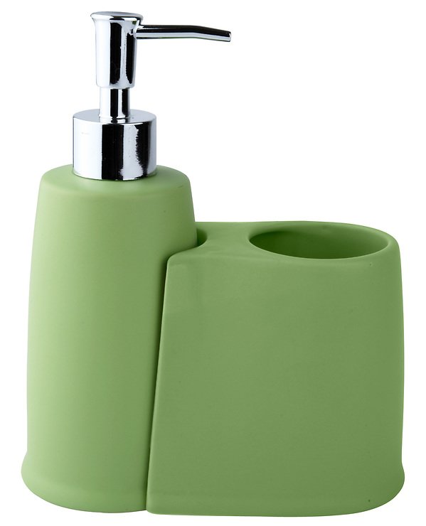 Galzone Seifenspender mit Zahnputzbecher grün kaufen | homeliving.de