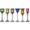 Bicchiere da liquore Lyngby colorato da 2,5 cl a 4 cl Set di 6