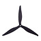 Gemfan 1070-3 10-inch 3-Blade Propeller, Black (1CW+1CCW)