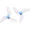 Gemfan 31mm 1207-3 3-Blatt Propeller Clear Blue (4CW+4CCW)