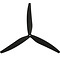 Gemfan 1507-3 15 Zoll 3-Blatt Propeller Schwarz (1CW+1CCW)