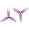 Gemfan Hurricane 2009-3 2 inch 3-blade propeller Clear Purple (4CW+4CCW)