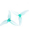 Gemfan Hurricane 3630-3 3.6 Zoll 3-Blatt Propeller Clear Green (2CW+2CCW)