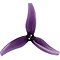 Gemfan Hurricane 3630-3 3 inch 3-bladige propeller Clear Purple (2CW+2CCW)