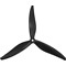 Gemfan 8040-3 8 Zoll 3-Blatt Propeller Schwarz (1CW+1CCW)