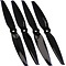 Gemfan 6042 6x4.2 Flash 2 pales d'hélice noires 6 pouces