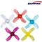 Gemfan 1220 31mm 4 blade propeller 0.8mm hole 4xCW 4xCCW Transparent Purple