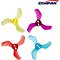 Gemfan 1635 40mm 3 Blatt Propeller 1,5mm Loch 4xCW 4xCCW Transparent Gelb