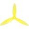 Gemfan 5043 5x4.3 WinDancer 3-pales Propeller Clear Yellow 2xCW 2xCCW 5 pouces