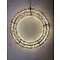 Christmas United LED Kranz warmweiß 600 LED 40 cm Metall schwarz außen