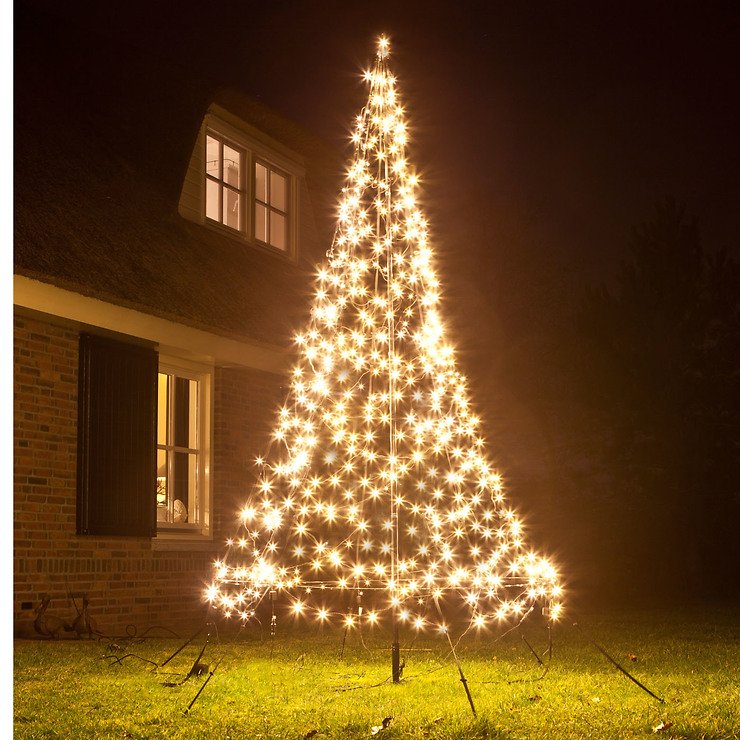 Fairybell LED Weihnachtsbaum 480 LED warmweiß außen 3m