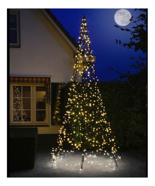 Fairybell LED Weihnachtsbaum 640 LED warmweiß außen 4m