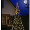 Fairybell LED albero di Natale 640 LED bianco caldo fuori 4m