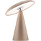 HomeBound by KY LED-es akkumulátoros asztali lámpa, Mush, elemmel működő, 26 cm, taupe