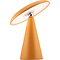 Lámpara de mesa recargable HomeBound by KY LED, funciona con pilas, 26 cm, color ocre