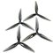 HQProp 7X4X3 3 Blatt Propeller POPO 4 Stück Poly Carbonate Hellgrau 7 Zoll