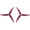 HQProp Juicy Prop J33 4,9 Zoll 3-Blatt Propeller  Jelly Red (2CW+2CCW) 