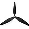 HQProp MacroQuad 8X4X3, elica a 3 pale da 8 pollici, nera (2CW+2CCW)
