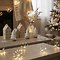 Kaemingk Lumineo luci fiabesche Sputnik 50 Mirco LED bianco caldo 1 m a batteria argento