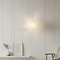 Kaemingk Lumineo stella di carta illuminata 6 LED bianco caldo 60 cm bianco 