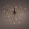 Estrella luminosa Kaemingk estrella polar 160 LED función de parpadeo 70cm negro exterior