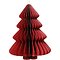 Kaemingk Weihnachtsbaum Papier 40 cm rot