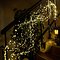 Konstsmide LED-Lichterkette Sternenlametta 480 LED warmweiß 2 m silber