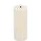 Candela Lights LED Kerze Echtwachs fernbedienbar 5x10 cm cream rustic