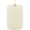 Candela Lights LED svece no īsta vaska ar tālvadības pulti 7,5x10 cm krēmkrāsaina lauku siena