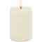 Candela Lights by LC Home LED Kerze Echtwachs fernbedienbar 7,5x10 cm creme