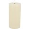 Candela Lights by LC Home Vela LED de cera real con mando a distancia 10x20 cm crema